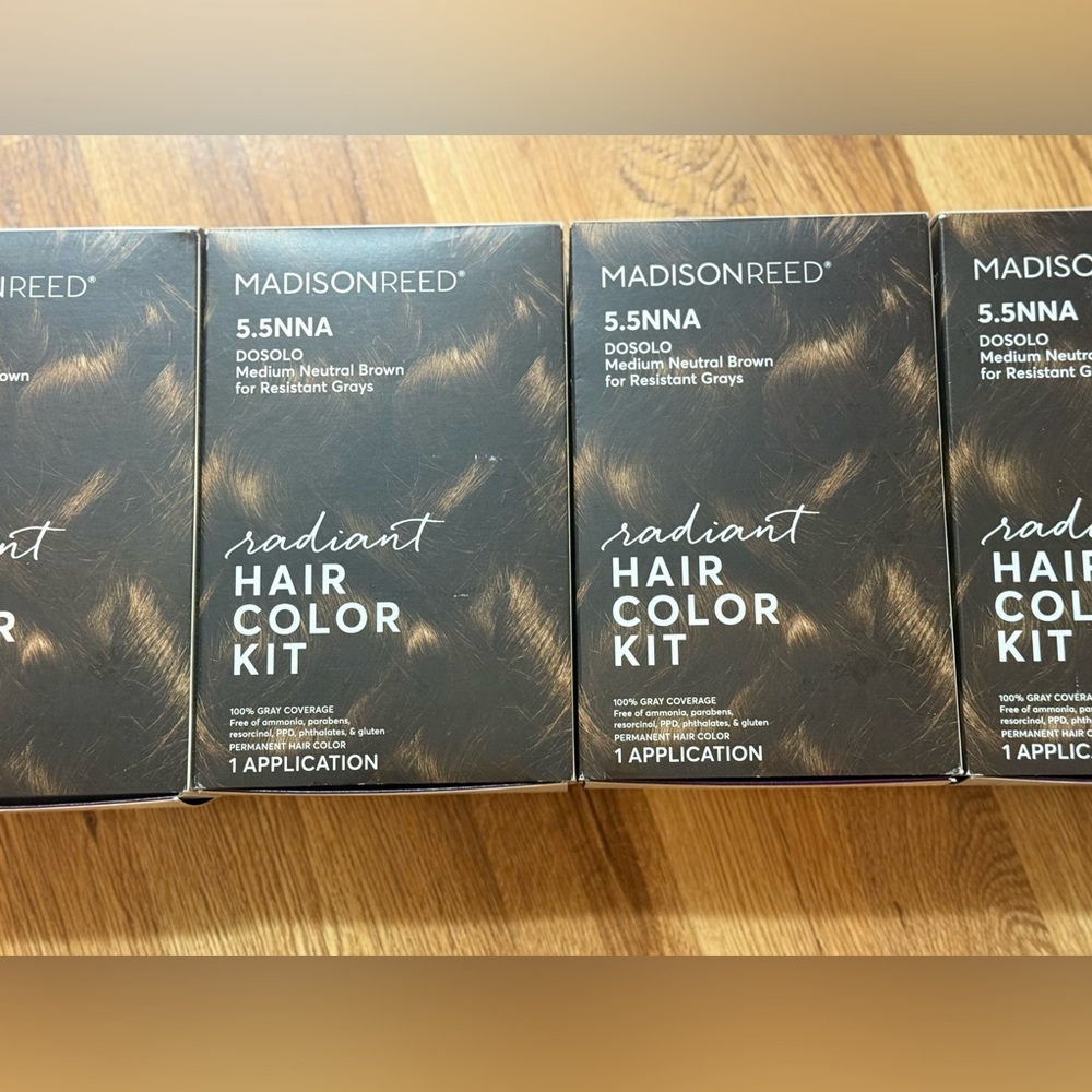 Madison Reed | 4-Pack Dosolo Brown Radiant Hair Color Kit (NIB)